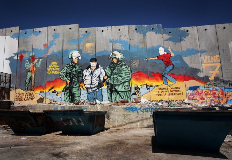 Pared de la segregación en Palestina