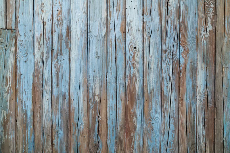 Parede de madeira azul antiga imagens de stock royalty free