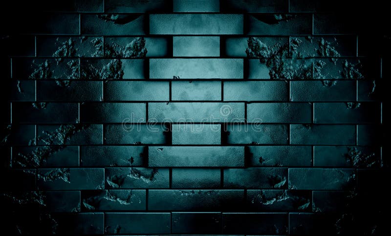 Parede de tijolo escuro ilustração royalty free