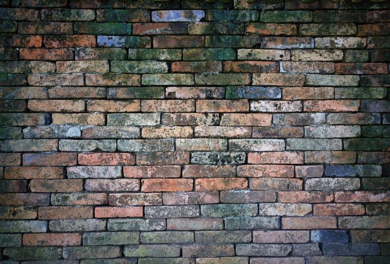 Parede de tijolo vermelho estilo grunge fotos de stock