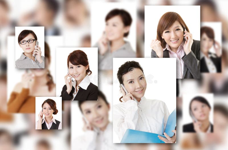 Parede da comunicação imagens de stock