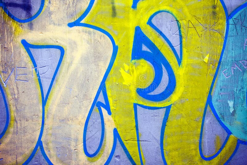 Parede dos grafittis imagens de stock Parede dos grafittis imagens de stock