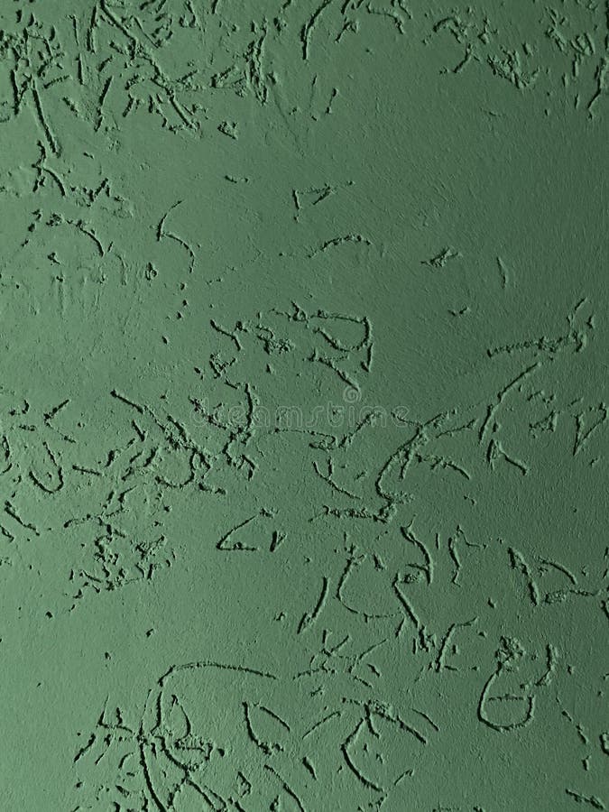Parede verde de gesso texturizado ilustração royalty free