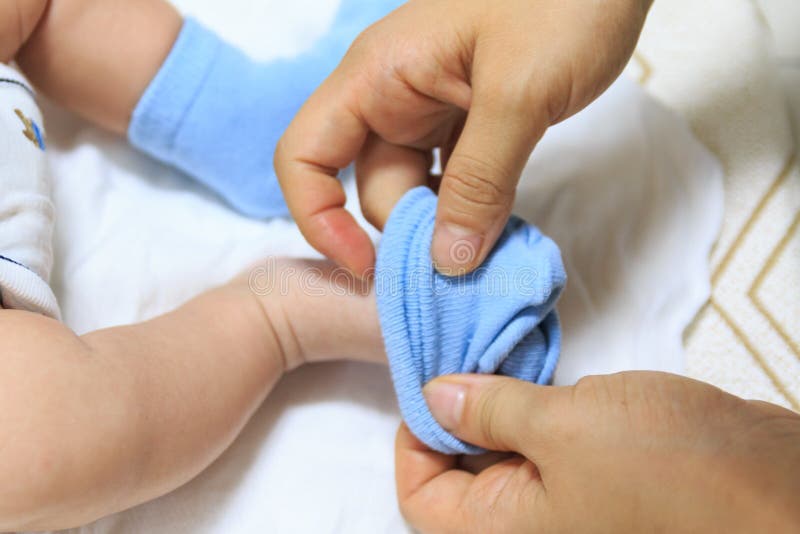 Cute baby socks stock image. Image of baby, love, firstborn - 22174835