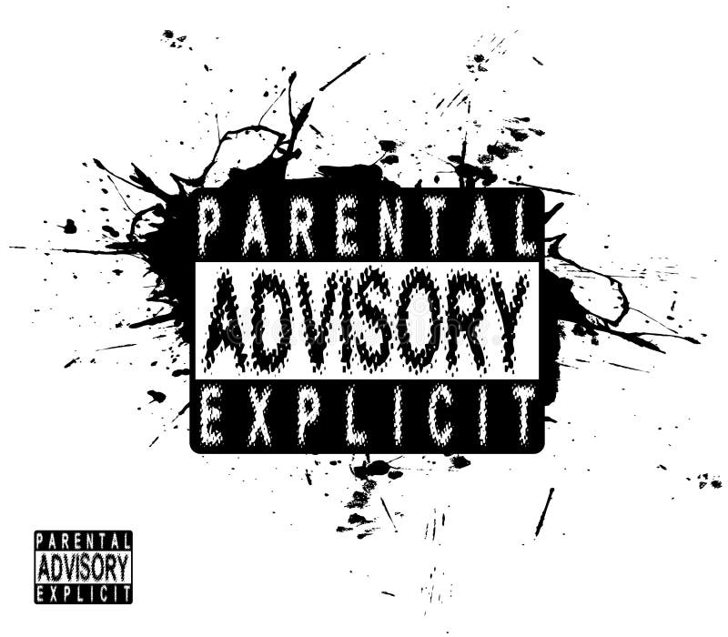 Parental Advisory Label stock vector. Illustration of children - 10173587