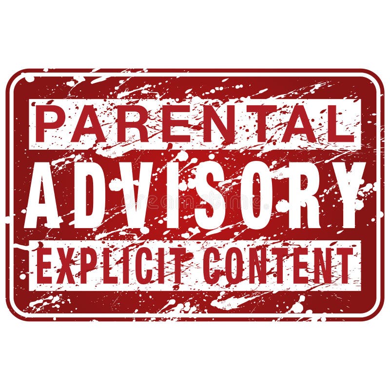 Parental Advisory Label Sign vector illustration Parental Advisory Label Sign vector illustration