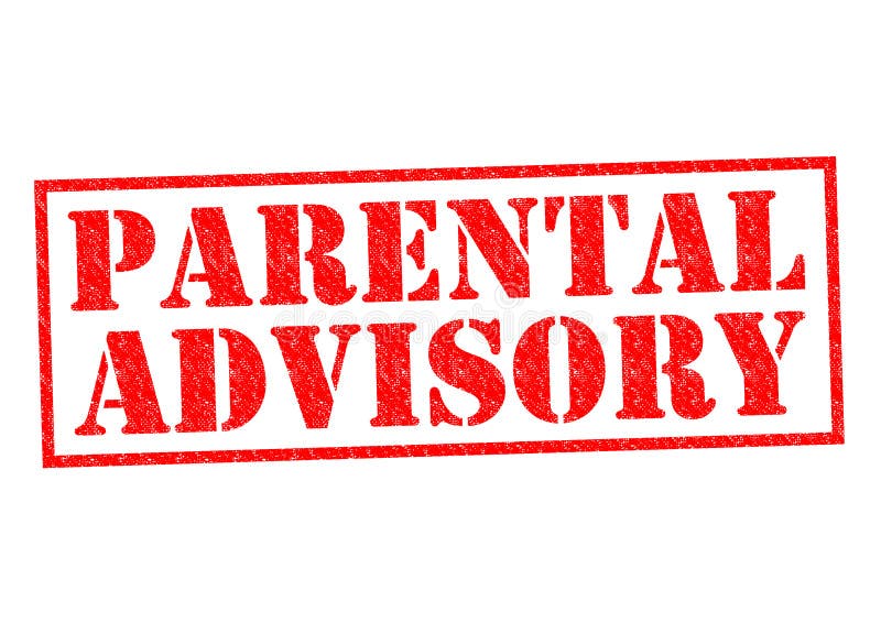 PARENTAL ADVISORY royalty free illustration PARENTAL ADVISORY royalty free illustration