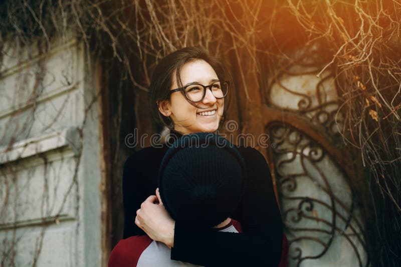 Pares bonitos novos foto de stock