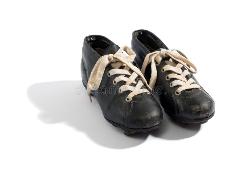 Pares De Botas Viejas Del Fútbol Foto de archivo - Imagen de zapatos, 49325750