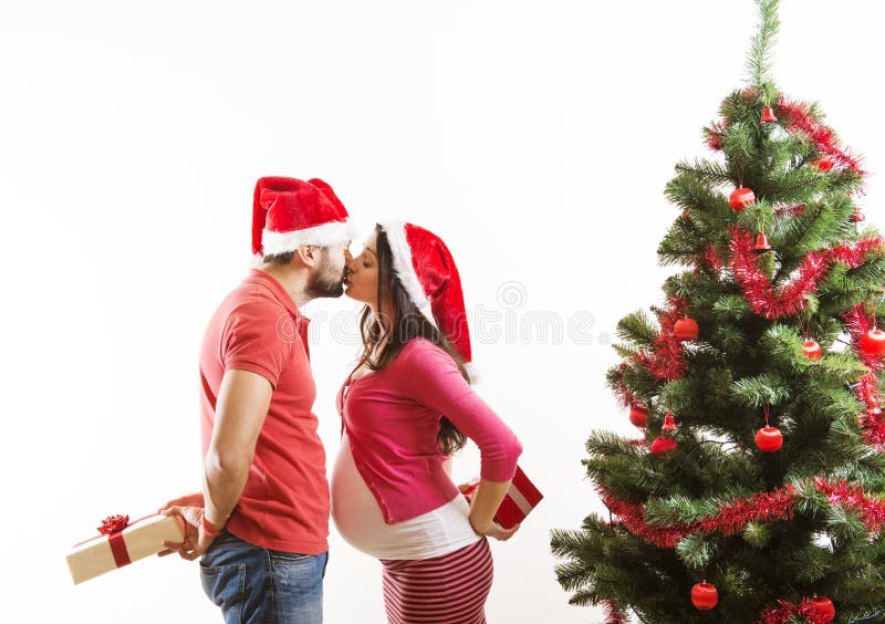 Pares do Natal foto de stock royalty free Pares do Natal foto de stock royalty free