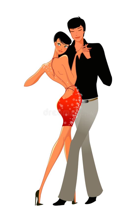 Pares elegantes ilustración del vector Pares elegantes ilustración del vector