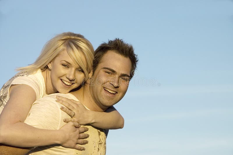 Casal feliz junto imagens de stock royalty free