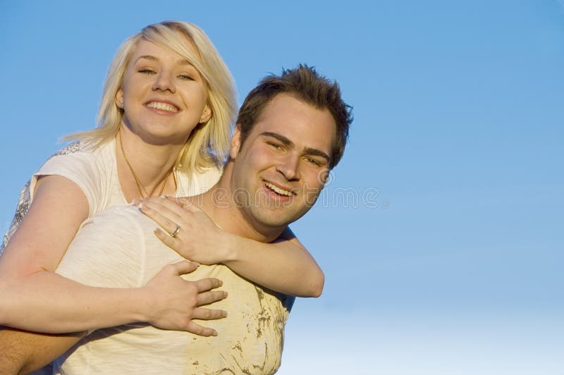 Casal feliz junto 2 fotos de stock