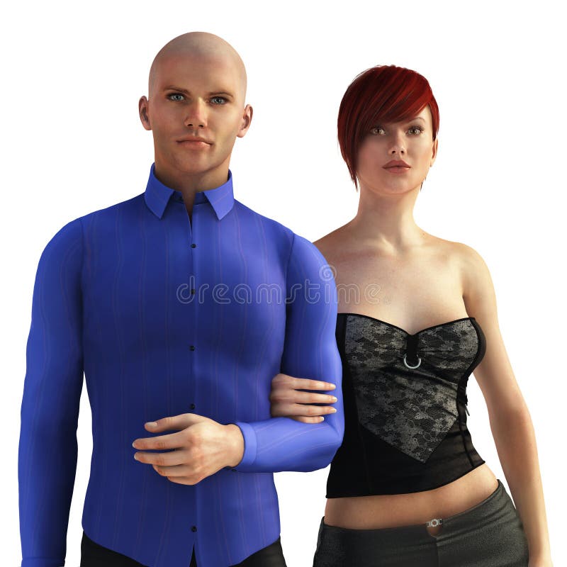 Pares novos ilustração do vetor