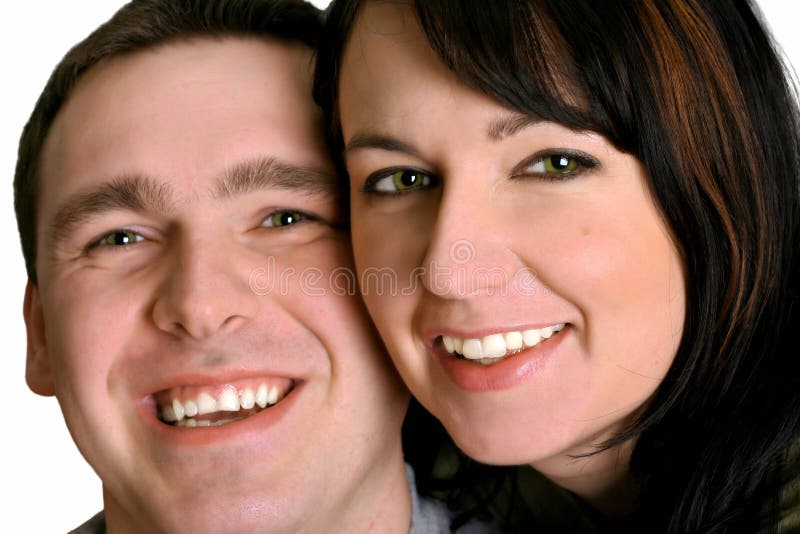 Pares - sorriso imagens de stock royalty free Pares - sorriso imagens de stock royalty free