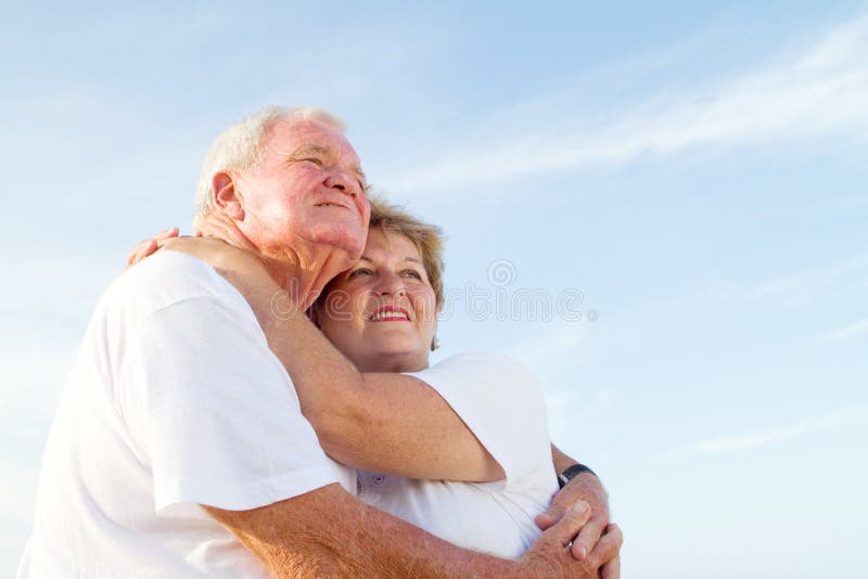 Casal de idosos imagens de stock royalty free