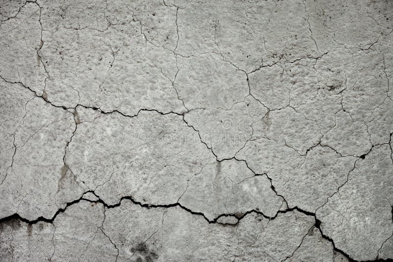Muro di pietra crepato fotografie stock libere da diritti