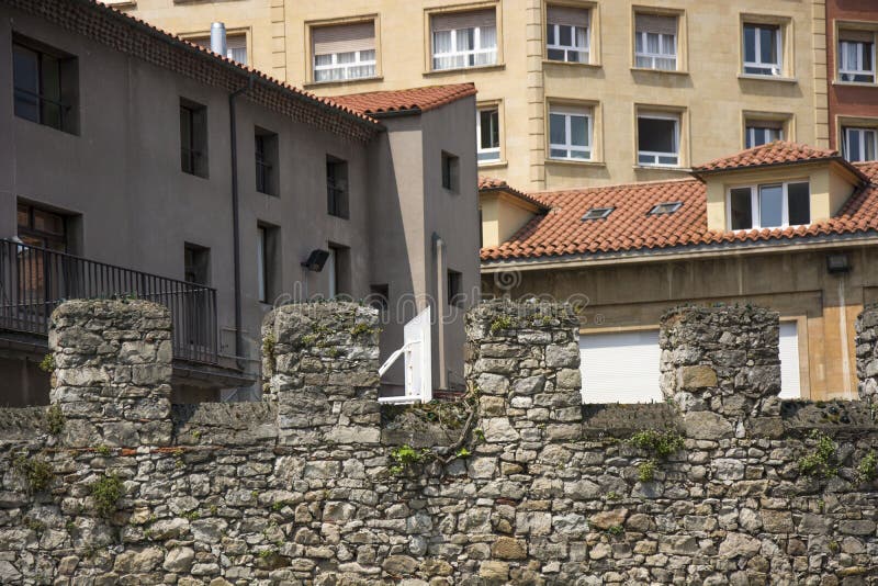 Parete e costruzioni 9 fotografia stock