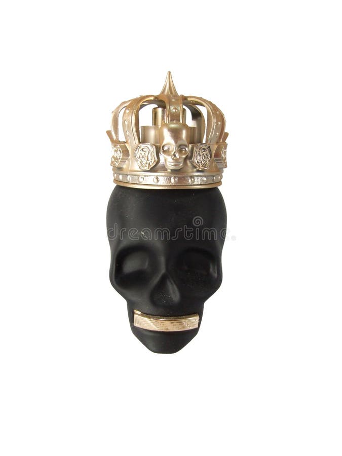 Parfume bottle skull stock photo. Image of fashion, dead 80838612