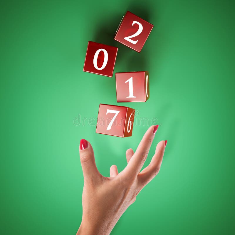 Pari la bonne année photo stock Pari la bonne année photo stock