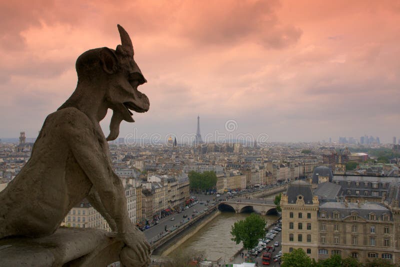 De París sobre el oscuridad.