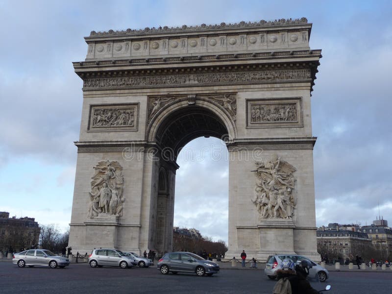 Paris - Arc de Triomphe stock image Paris - Arc de Triomphe stock image