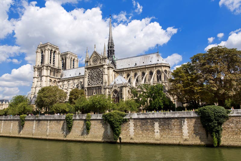 Catedral dama París, Francia.