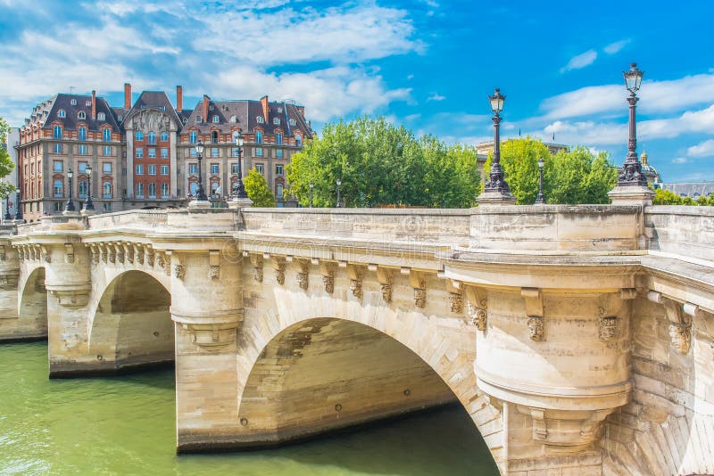 Paris, das Pont-Neuf lizenzfreie stockfotos Paris, das Pont-Neuf lizenzfreie stockfotos