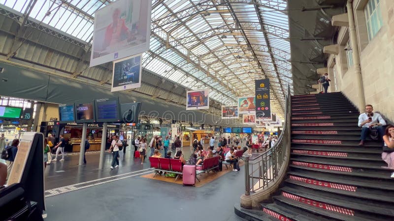 Paris East Railway station vid namn gare de l est city of paris france september 4 2023