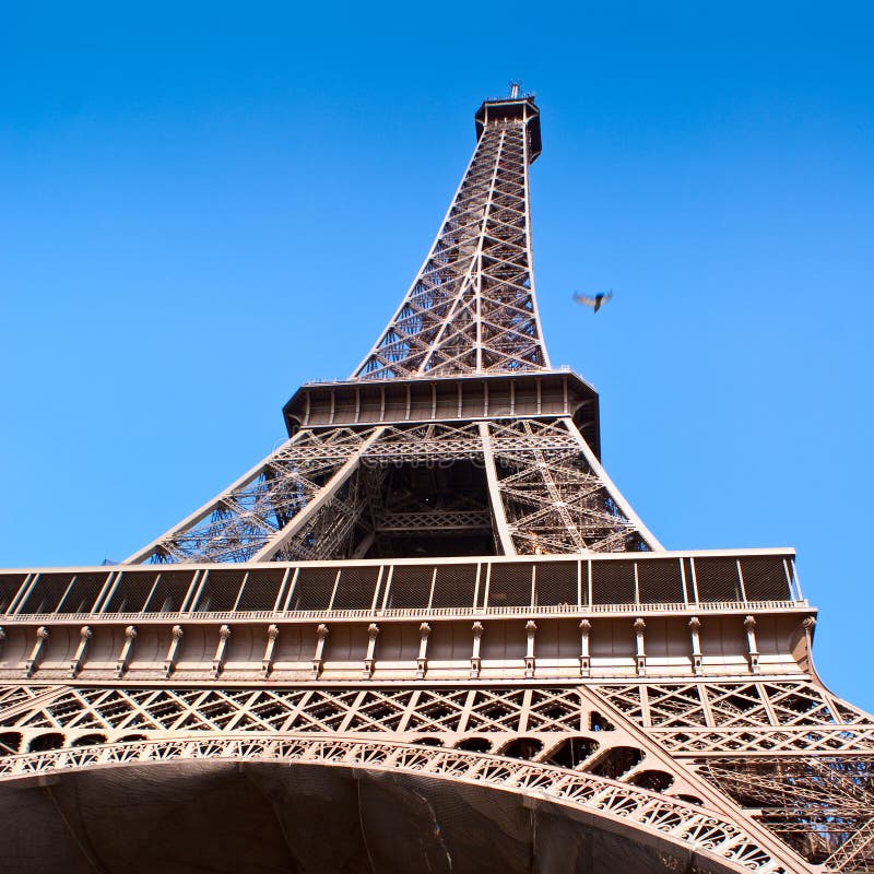 Eiffelturm Auf FrankreichKarte Stockfoto Bild von frankreich