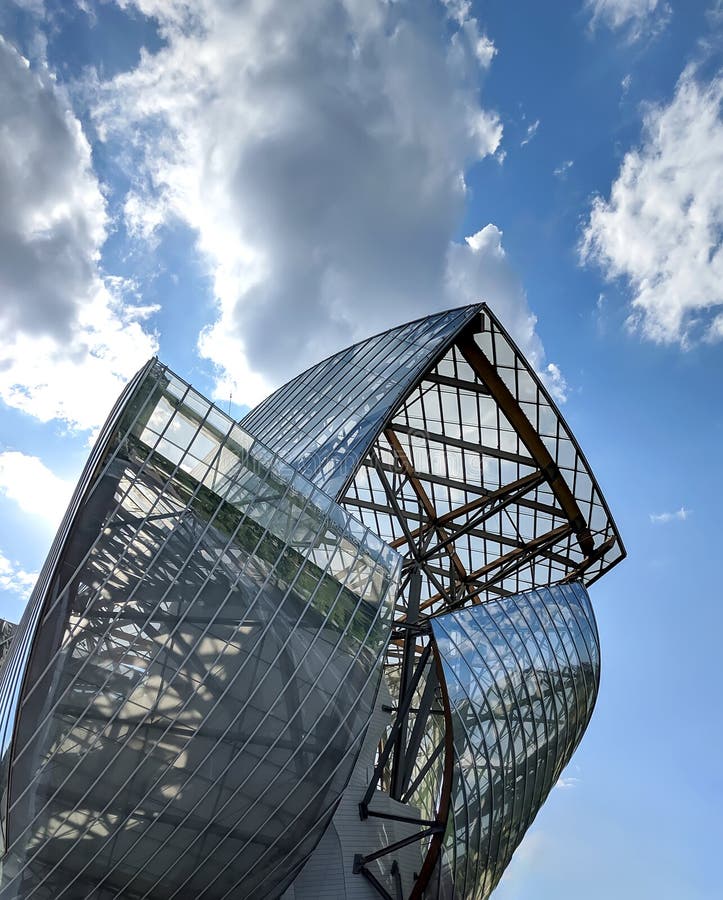 The Fondation Louis Vuitton Museum in Paris Editorial Image