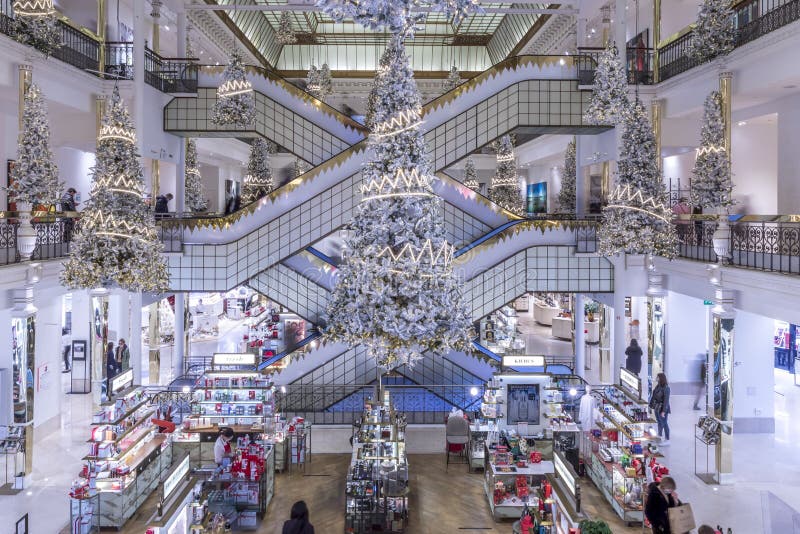 An Interior of the Trading Floor of Le Bon Marche Rive Gauche, the