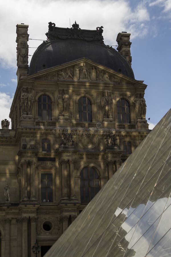 Paris, France: Louvre Museum. July 11th, 2018 stock photography Paris, France: Louvre Museum. July 11th, 2018 stock photography