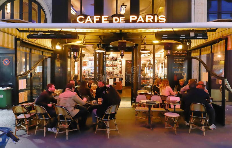 Cafe De Paris is Traditional French Cafe Located in Historical Centre ...