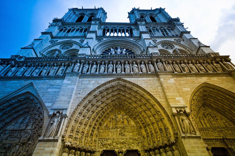 Paris, france. notre dame royalty free stock photos Paris, france. notre dame royalty free stock photos