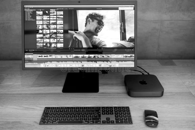 New Apple Mac Mini 2018 Computer Editorial Stock Image New Apple Mac Mini 2018 Computer Editorial Stock Image