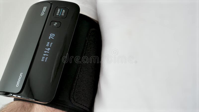 Omron Evolv Automatic Upper Arm blood pressure monitor, Stock image