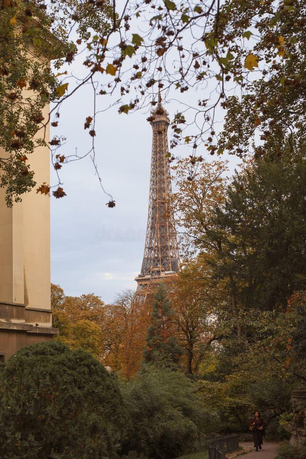 Paris France October 29 2022 Eiffel Tower In Autumn Stock Image Paris France October 29 2022 Eiffel Tower In Autumn Stock Image