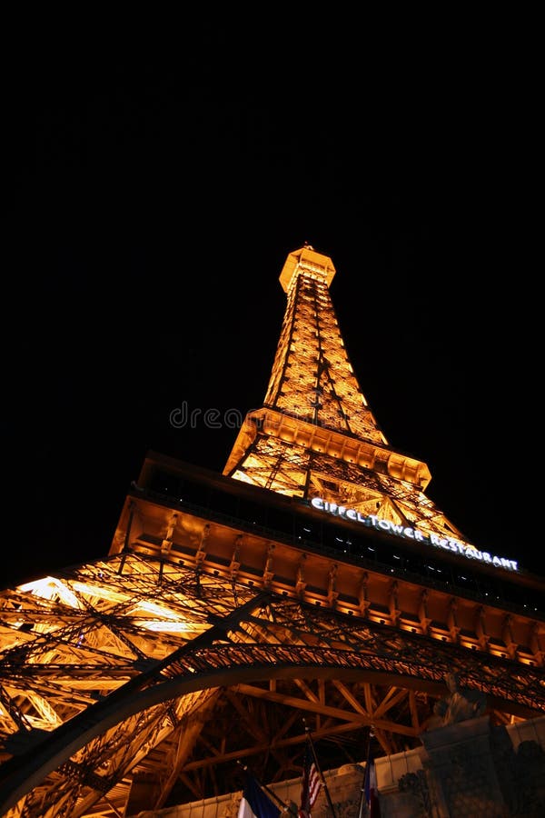 Paris Hotel And Casino Eiffel Tower Restaurant Editorial Stock Photo Image Of Lights America 20973693