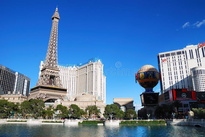 Hotel E Casinò Di Parigi Las Vegas Fotografia Stock Editoriale