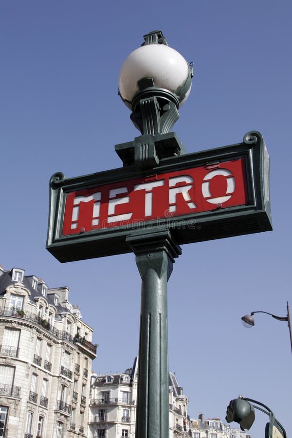 Paris Metro Sign