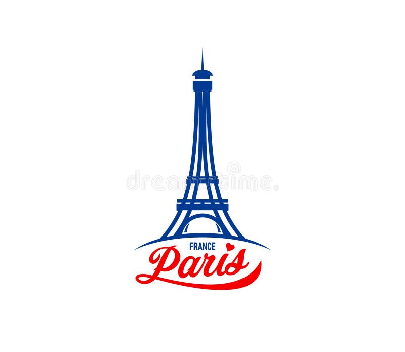 Eiffel Tower in Paris, France Stock Vector - Illustration of french ...