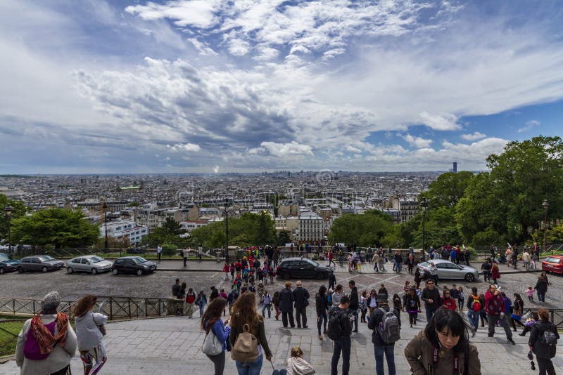 Paris view from sacre coeur royalty free stock photo Paris view from sacre coeur royalty free stock photo