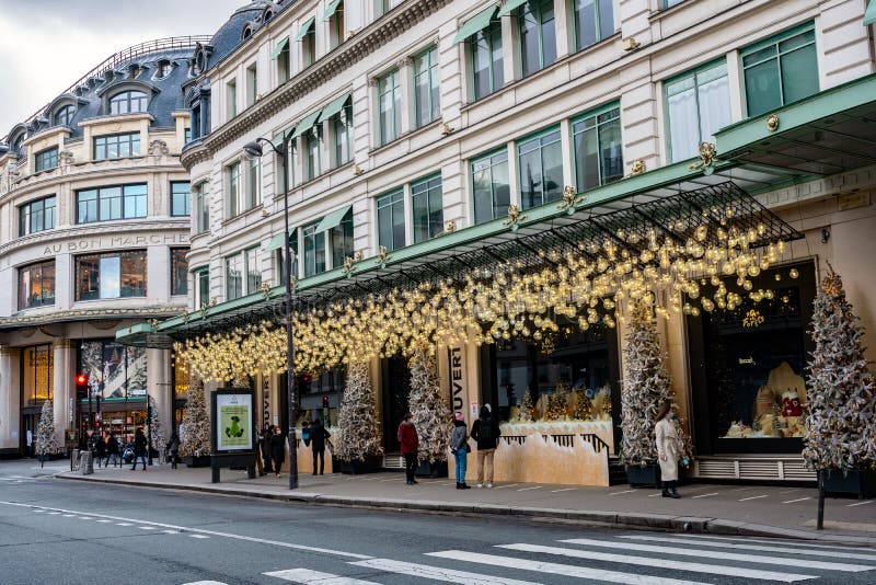 Le Bon Marche Department Store in Paris Editorial Stock Image - Image of  europe, outside: 167682859