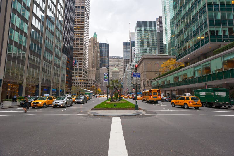 Park Avenue Nowy Jork miasto fotografia royalty free Park Avenue Nowy Jork miasto fotografia royalty free