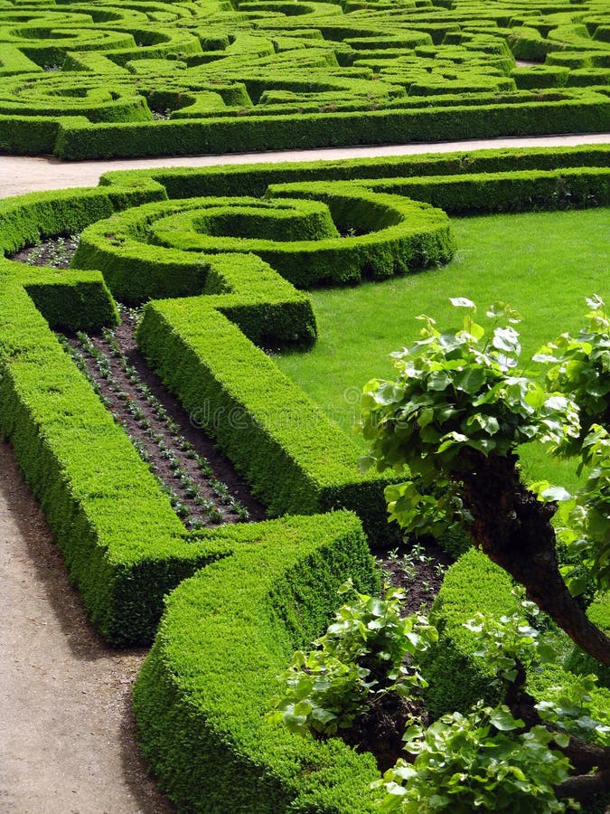 Green Labyrinth stock image. Image of chateau, gravel - 2735935