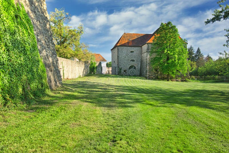 The Dob� Mansion is located in the complex of Levice Castle. It is a two-story Renaissance building, built by Stefan Dob�. Dob� became famous for his wars against the Turks. However, his son Franti�ek completed the castle in 1571. It is the most extensive object in the castle complex, which is currently one of the best-preserved fortification complexes from the 16th century in southern Slovakia. The castle also included a drawbridge over a (unusually wide) water moat. Nowadays, the moat area is home to a castle park. The castle building serves as a depository and exhibition space for the Tekov Museum in Levice. The Dob� Mansion is located in the complex of Levice Castle. It is a two-story Renaissance building, built by Stefan Dob�. Dob� became famous for his wars against the Turks. However, his son Franti�ek completed the castle in 1571. It is the most extensive object in the castle complex, which is currently one of the best-preserved fortification complexes from the 16th century in southern Slovakia. The castle also included a drawbridge over a (unusually wide) water moat. Nowadays, the moat area is home to a castle park. The castle building serves as a depository and exhibition space for the Tekov Museum in Levice.