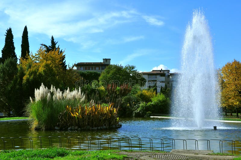 Park and fountain royalty free stock image Park and fountain royalty free stock image