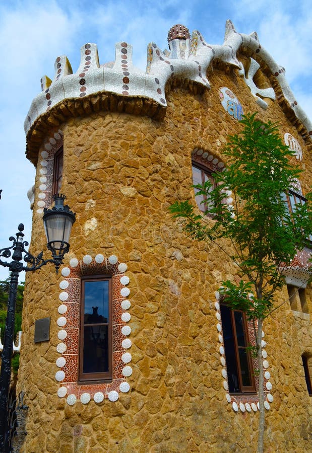 Park Guell in Barcelona, Spain stock image Park Guell in Barcelona, Spain stock image
