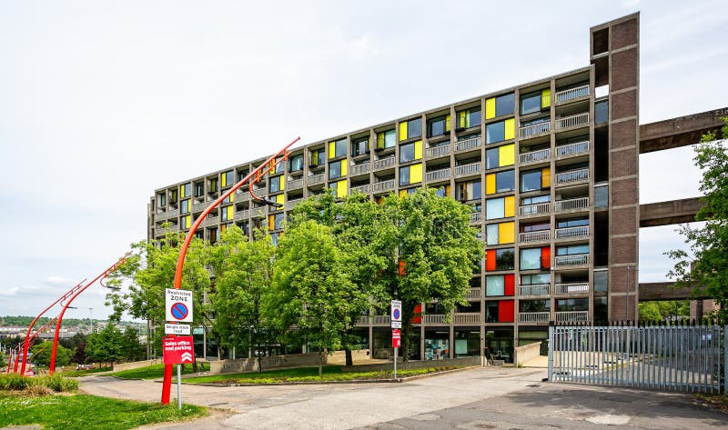 Park Hill Flats Sheffield royalty free stock photography Park Hill Flats Sheffield royalty free stock photography